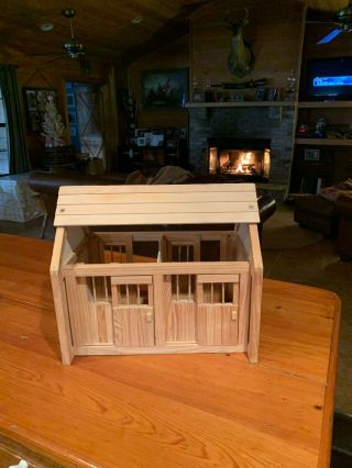 Horse Stable Wood Toy Barn Large 17 X 16 " Imagination Play Country Farm