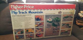 Vintage Fisher Price Flip Track Mountain 1995 with Instructions 2