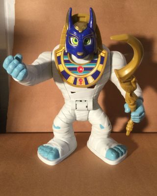 Fisher Price Imaginext Mummy King Action Figure W/ Gold Staff