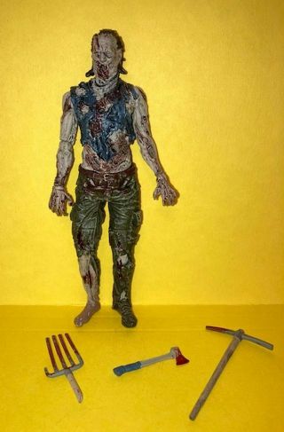 The Walking Dead Action Figure - Pin Cushion Zombie - Comic Series 4 - Loose