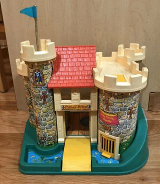 Vintage 1974 Fisher Price Play Family Castle 993 In