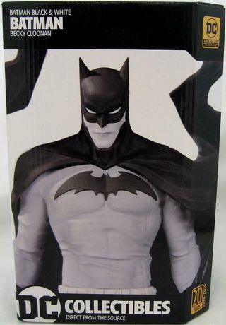 Dc Batman Black And White Designer Series Becky Cloonan Batman 7 Inch Statue