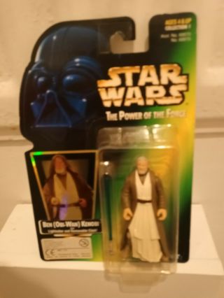 Star Wars Power Of The Force Obi Wan Kenobi Kenner Action Figure