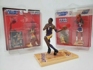 1996 - 97 & 1998 Starting Lineup Kobe Bryant Plus Loose 2010 - 11 Mcfarlane
