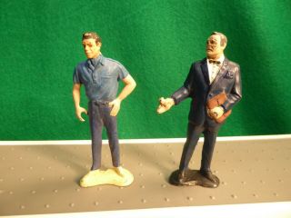 Vintage James Bond & M A.  C.  Gilbert Figures 1965
