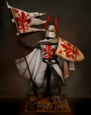 12 " Custom Medieval Elite European Champion Crusader Knight 1/6 Figure Ignite