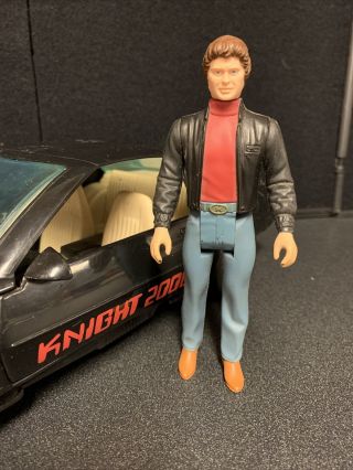 Vintage Knight Rider 2000 Car Kitt Talking Voice K.  I.  T.  T.  Michael 1983 Kenner 2
