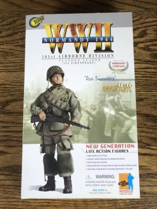 Dragon 1/6 “dan Summers” 101st Airborne Division Wwii 1/6 Military Action Figure