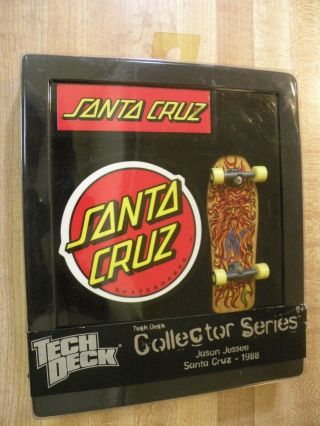 Tech Deck Collectors Series Jason Jessee Santa Cruz 1988 Mini Skateboard Nib