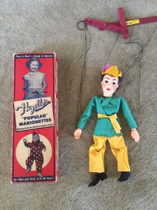 Vintage Hazelles Popular Marionette Robin Hood 809 Airplane Control