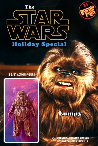 Lumpy From The Star Wars Holiday Special,  3.  75” Custom Action Figure