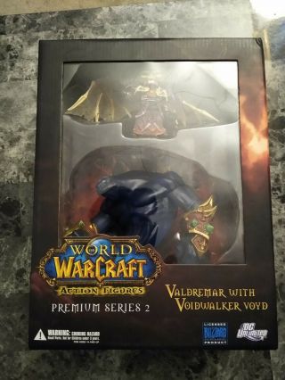 World Of Warcraft Action Figure Premium Series 2 Valdremar With Voidwalker Voyd
