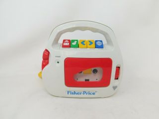 Vintage Fisher Price Cassette Recorder Player Microphone 1992