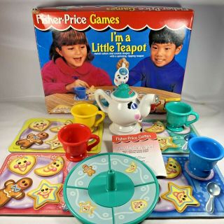Vintage 1998 Fisher Price I’m A Little Teapot Game Learning Matching Complete