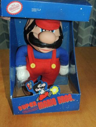 Vintage 1989 Applause Mario Bros Nintendo Doll Toy Plush 12 " Mib Nib