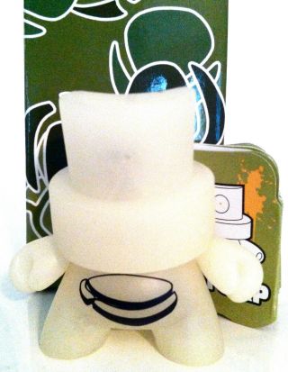 Fatcap 3 " Series 1 Montana Glow In The Dark Le 200 Sdcc Gid 2006 Kidrobot Figure