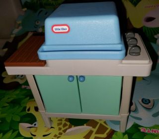 Little Tikes Barbie Doll Size House Toy Grill Vintage