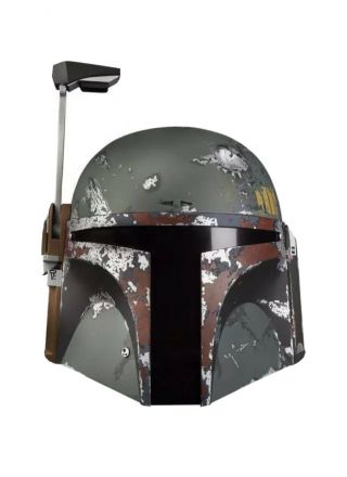 Star Wars E7543 The Black Series Boba Fett Premium Electronic Helmet,  Worn Box