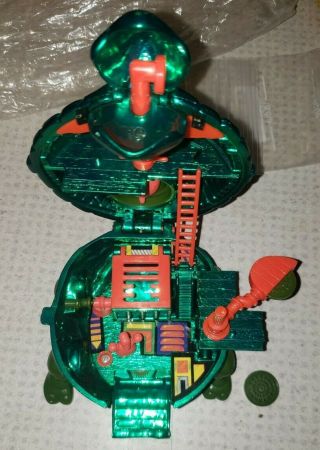 Rare Vintage Tmnt Metalized Leonardo Mini Mutant Playset Ninja Turtles Micro