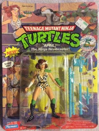 Teenage Mutant Ninja Turtles Tmnt April The Ninja Newscaster - Mip - 