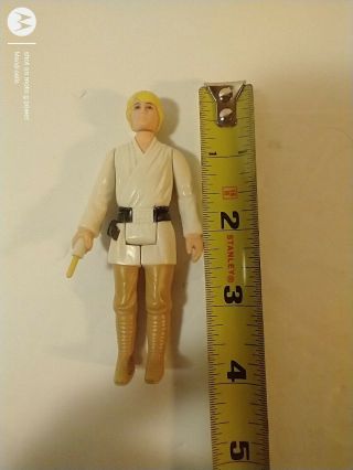 Vintage Star Wars Kenner Figure Luke Skywalker Farmboy 1977 1st 12 Blond