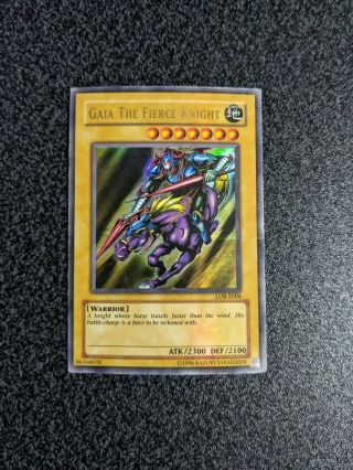 Yugioh Card Gaia The Fierce Knight Lob - E004 Ultra Rare Unlimited Edition