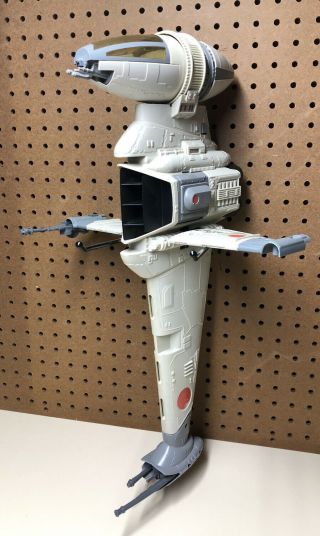 Vintage Star Wars 1984 Rotj Rebel B - Wing Fighter Kenner Missing 1 Cannon