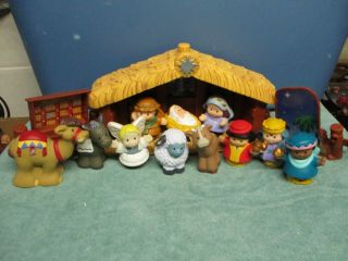 Fisher Price Little People Christmas Nativity Scene Set 2002 Pre School Toys