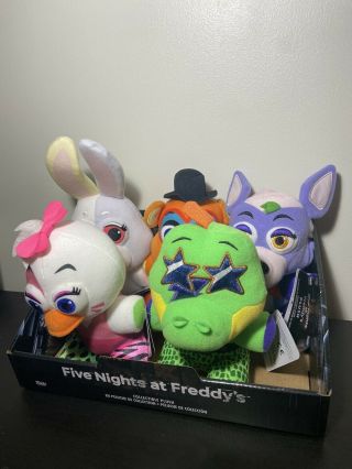 Five Nights At Freddy’s Security Breach Plush Set Of 5 Glamrock Vanny Fnaf Funko