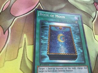 LCYW - EN270 Book Of Moon Secret Rare 1st Edition Yugioh Card Sleeved Near NM 3