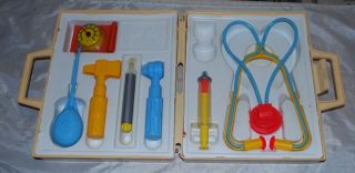 Vintage 1977 Fisher Price Medical Kit.