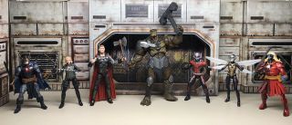 Marvel Legends Cull Obsidian Build A Figure Complete Set