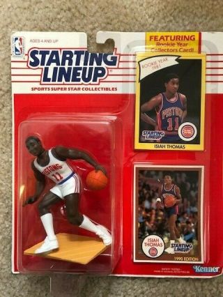 1990 Starting Lineup - Nba - Isiah Thomas - Detroit Pistons -