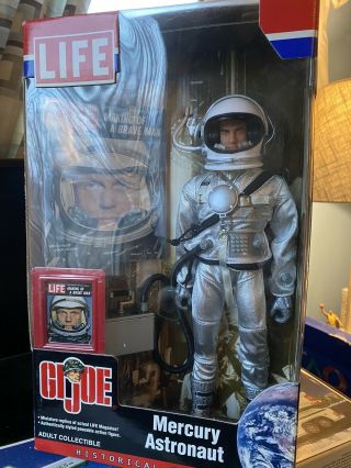 Life Gi Joe Mercury Astronaut Historical Editions 2002 Vintage Rare Hasbro
