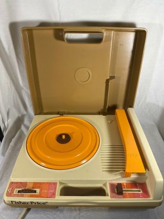 Vintage 1978 Fisher Price Record Player Turntable 825 33 45 Rpm -