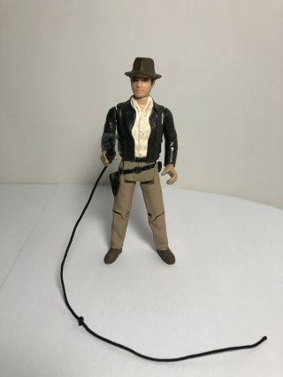 Vintage Raiders Of The Lost Ark Indiana Jones Figure Kenner With Whip