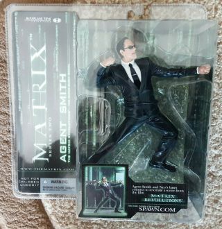 Agent Smith Mcfarlane Toys The Matrix Series 2 Revolutions Figure 2003 S21