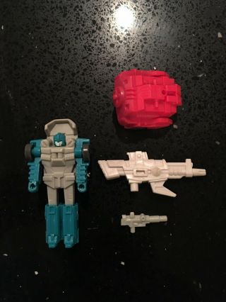 Vintage G1 Transformers Pretenders Longtooth Robot And Accessories Weapons Parts