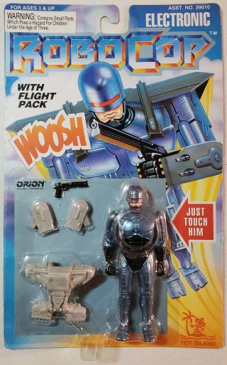 1993 Robocop Electronic 4.  5 " Action Figure W/ Flight Pack /jetpack By Toy Island