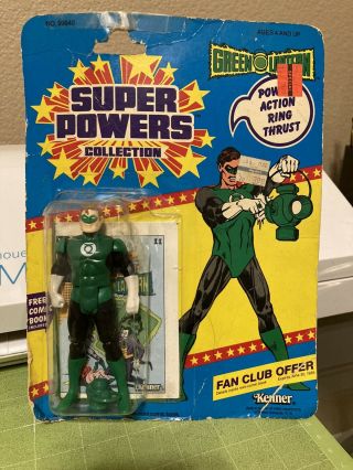 Vintage 1984 Kenner Powers Green Lantern 12 - Back Read