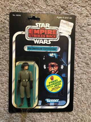 Vintage 1983 Kenner Star Wars Return Of The Jedi Star Destroyer Commander