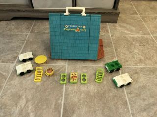 Vintage Fisher Price A Frame Little People Play House