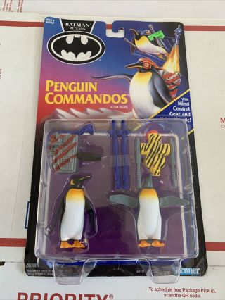 Kenner Batman Returns Penguin Commandos 1991 Action Figure Nip Some Shelf Wear