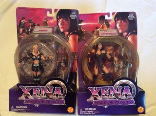 Vintage Xena Warrior Princess 2 Action Figures Xena Callisto Figurines Action