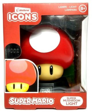 Paladone Mario Bros Mushroom Light (need 2 Batterys Aaa)