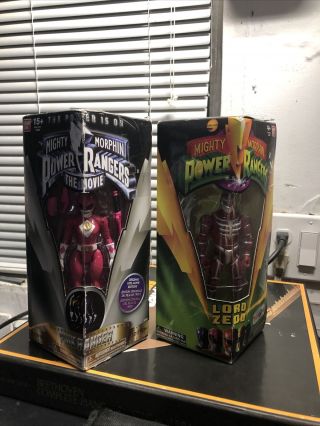 Mighty Morphin Power Rangers Legacy Movie Edition Pink Ranger And Lord Zedd Set