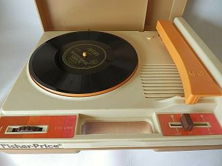 Vintage 1978 Fisher Price 825 Record Player 33 & 45 