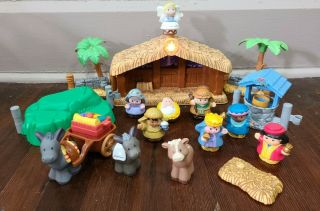 Fisher Price Little People Christmas Story Musical,  Light Up Nativity Set