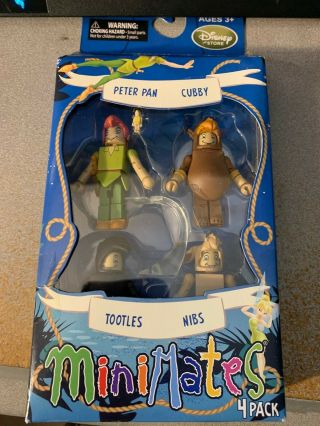 Disney Peter Pan Minimates Figure Box Set Cubby Tootles Nibs