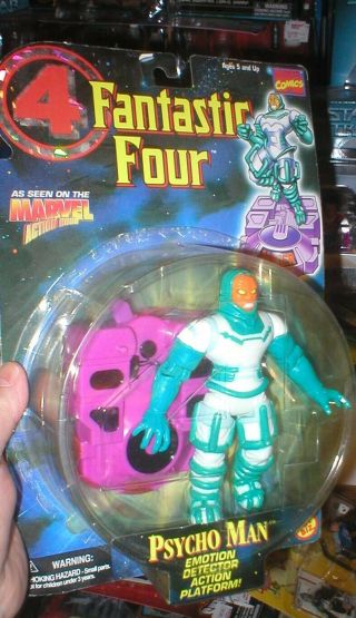 Psycho Man Fantastic Four Action Figure,  Designed To Be Opened,
